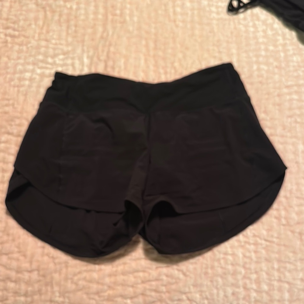 Lululemon Athletica Black Athletic Shorts